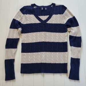 Ladies Striped Sweater